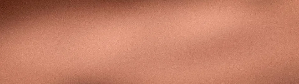 Soft copper gradient background with warm brown and beige tones grainy wide.. Stock Photos