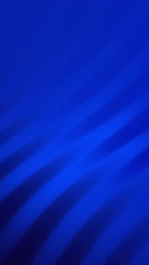 Soft curved blue light waves flow across a smooth gradient background Stock Footage 314940213