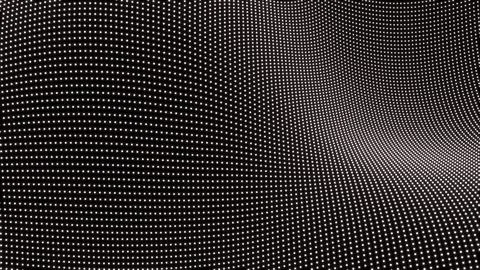 Soft curved white dots background Stock Illustration