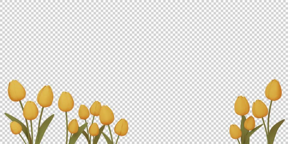 Soft cute spring arrangement Stock Illustration
