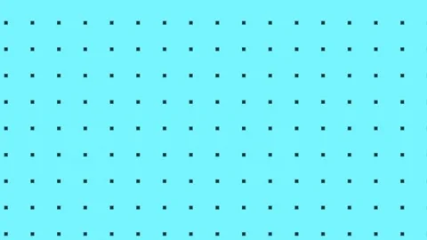 Soft Cyan Dotted Grid Background Stock Footage 340880219