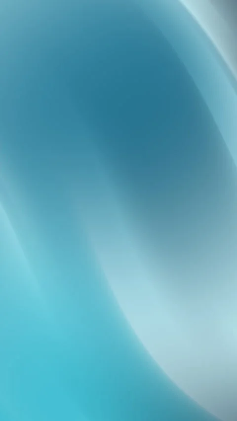 Soft Cyan Gradient Curves — Minimal Abstract 4K Vertical Motion Graphic Loop 库存影片 335206892