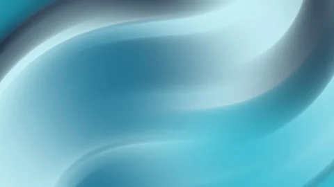 Soft Cyan Liquid Waves — Minimal Abstract 4K Motion Graphic Loop 库存影片 335206878