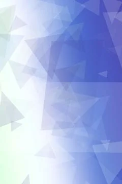Soft cyan polygon triangles create a light, airy low-poly abstract backgrou.. Stock Illustration
