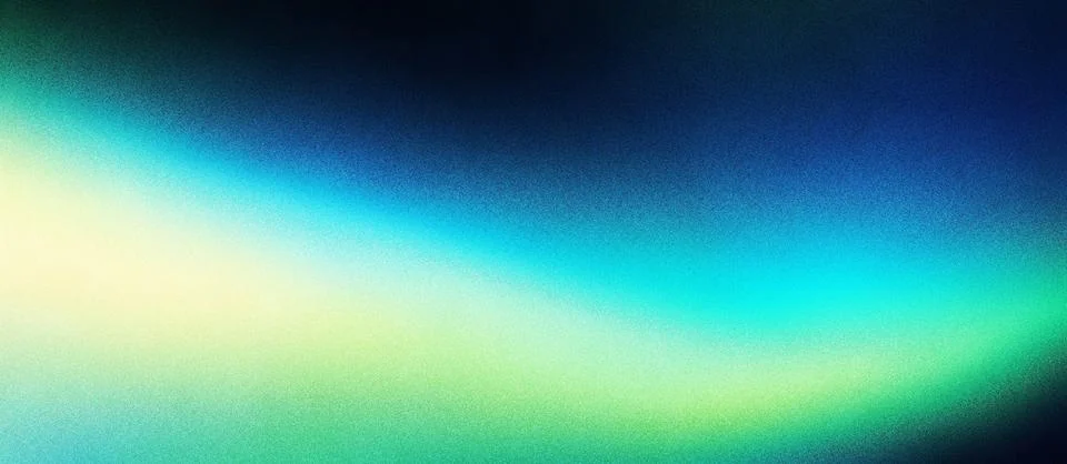 Soft from deep blue to teal and light green tones Stock Illustration