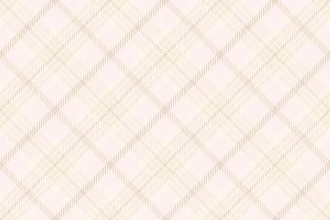 Soft, delicate plaid pattern in light pink and beige tones. A classic design  Stock Illustration
