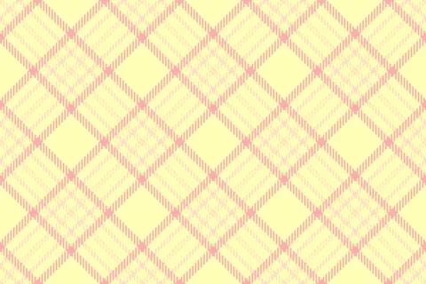 Soft, delicate plaid pattern in pale yellow and rose hues. Versatile for back Stock Illustration