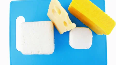 Soft delicious cheeses Vídeos de archivo 25118789