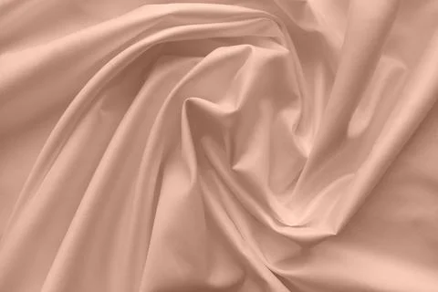 Soft Draped Textile in Mocha Mousse Tone Stock Photos