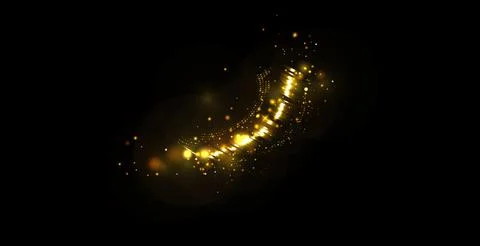 Soft dreamy bokeh background light shining stars background glitter Stock Illustration