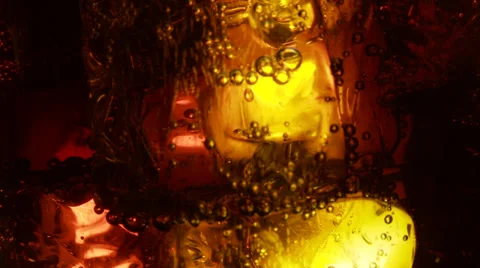Soft drink bubbles Stock Footage 35690025