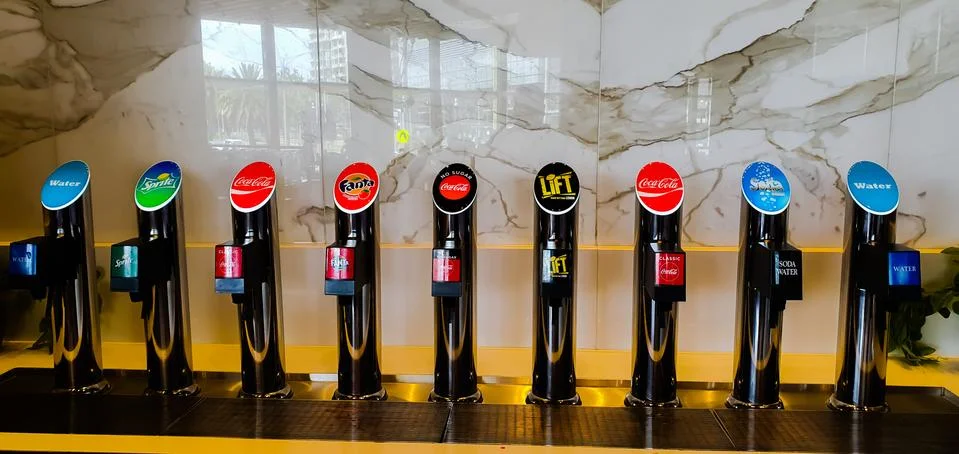 Soft drink centre Stock Photos