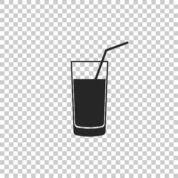 Soft drink icon isolated on transparent background. Flat design. Vector Stock Illustration