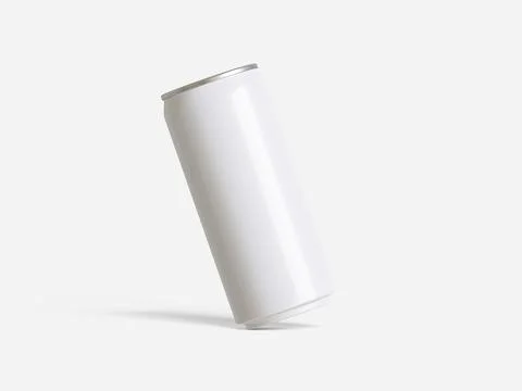 Soft drink packaging with blank or white color realistic render (6) Illustrazione stock