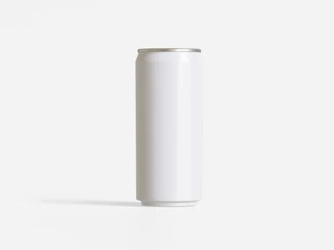 Soft drink packaging with blank or white color realistic render (1) Stock-Illustration