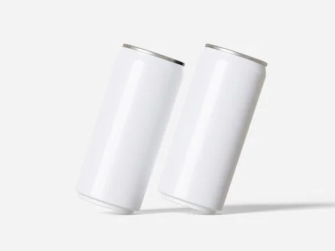 Soft drink packaging with blank or white color realistic render (8) 스톡 일러스트