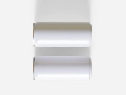 Soft drink packaging with blank or white color realistic render (28) Stock-Illustration