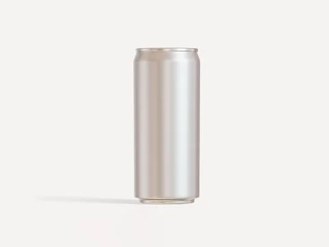 Soft drink packaging with a metal texture (1) Illustrazione stock