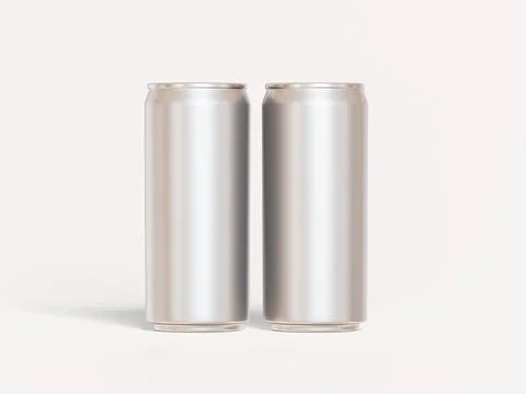 Soft drink packaging with a metal texture (2) Stock Illustration