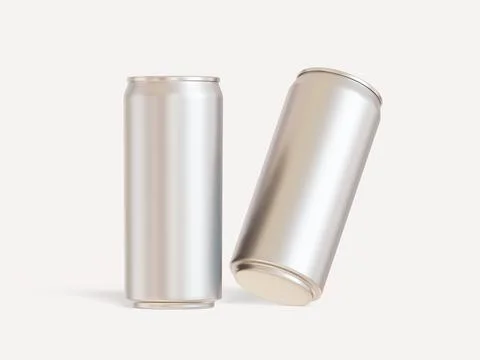 Soft drink packaging with a metal texture (9) Stock Illustration