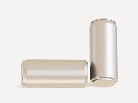 Soft drink packaging with a metal texture (12) Illustrazione stock