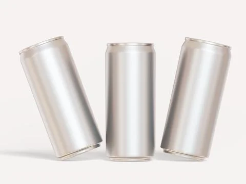 Soft drink packaging with a metal texture (24) Stock Illustration