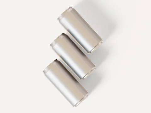 Soft drink packaging with a metal texture (26) Stock Illustration