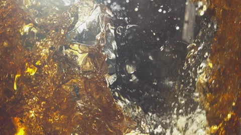 Soft drink pouring into glass Stock Footage 219485280