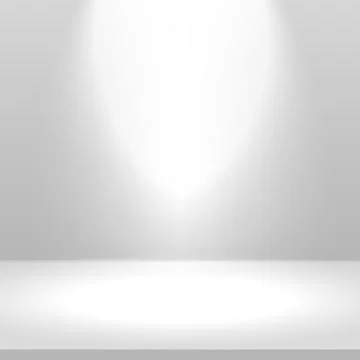 Soft empty gray studio room background and display your product Stock Illustration