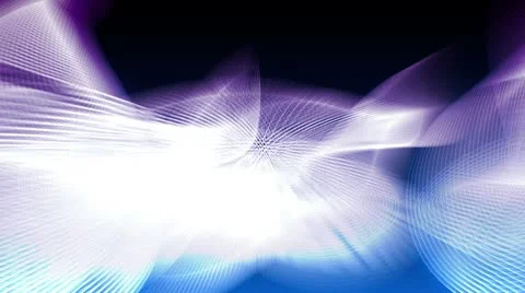 Soft Energy Lines - Trapcode Style 01 (HD) Stock Footage 10773464