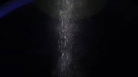 A soft, ethereal beam of light shines downward, creating a peaceful, almost othe Stock Footage 291846304