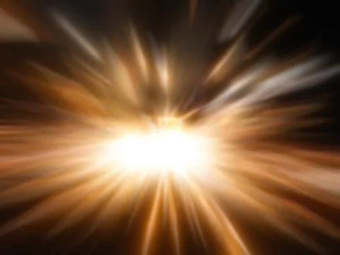 Soft explosion Stock Illustration