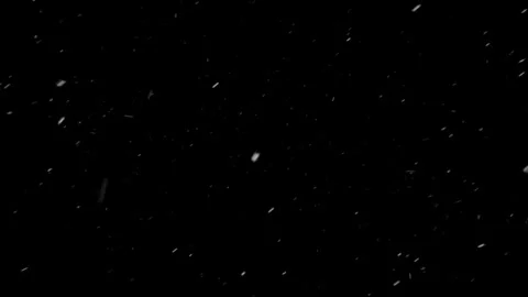 Soft Falling Snowflakes 4K UHD Winter Overlay Background Video Stock Footage 344706084
