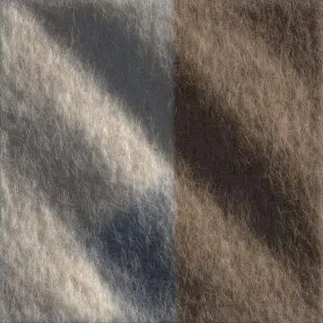 Soft fibers create a pattern in neutral colors found on a fabric swatch dur.. Stock-Illustration