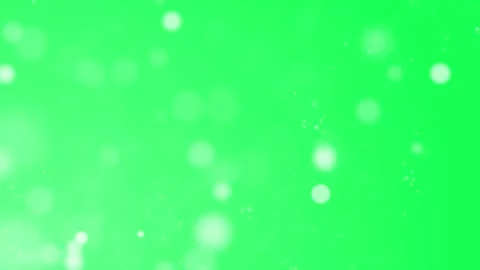 Soft Floating Bokeh Particles on Green Screen, Subtle Light Dust and Depth Blur Stock Footage 333731602
