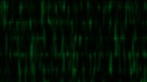 Soft floating green matrix binary code lines Stock Footage 336492516