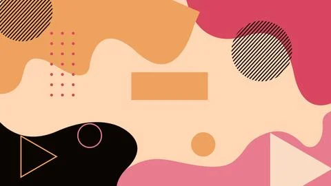 Soft Flowing Layout in Warm Colors Background Stock Illustration