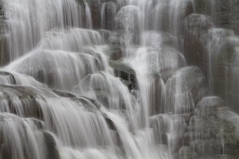 Soft Flowing Waterfalls Foto stock