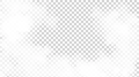 A soft, fluffy white cloud floats against a transparent background Stock Illustration