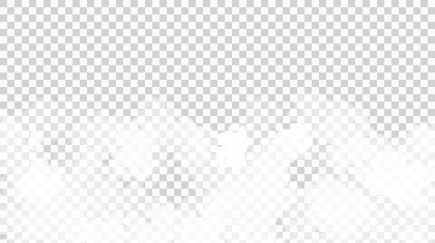 A soft, fluffy white cloud floats against a transparent background Stock Illustration