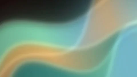 Soft Fluid Gradient Abstract Background Teal and Beige Vidéo 332126503