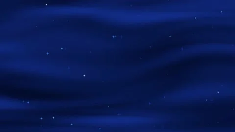 Soft fluttering blue wavy fabric with sparkling stars background Stock Footage 224717672