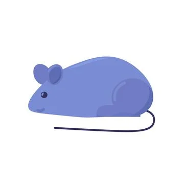 Soft Foam Mouse For Kitten Play Cat Toy Stock Illustration