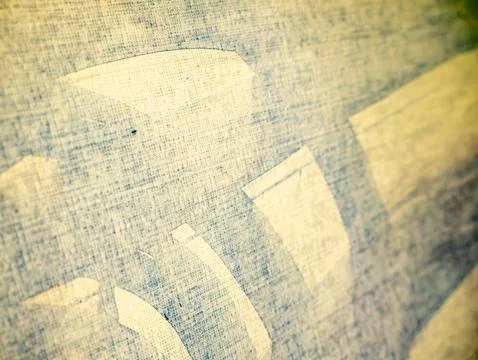 Soft Focus Abstract Blue and White Paint on Canvas Texture Stock-Fotos
