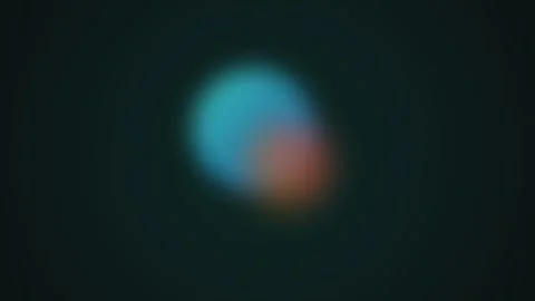 A soft focus abstract light orb glowing against a deep dark background Stock-Footage 339614829