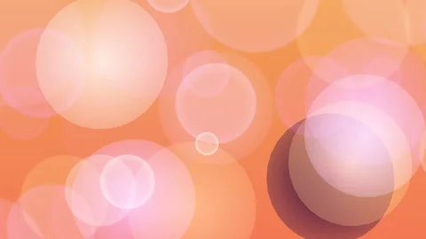 Soft Focus Blurred Balls Animation. 스톡 동영상 330281525