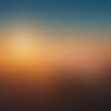 Soft Focus Deep Blue to Orange Sunset Gradient Background abstract blur Stock Illustration