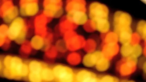 Soft-focus flashing marquee lights, 3 compositions Stock Footage 79191488