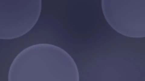 Soft focus on gray blurred circles floating on a dark background. Seamless loop Stock Footage 305344745
