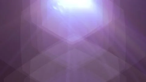 Soft focus hexagons glide across the screen Vidéo 340528789